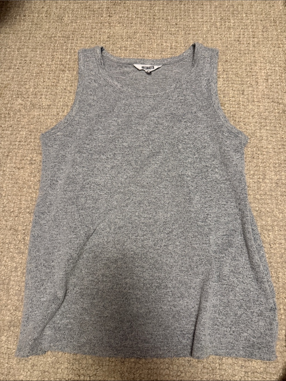 Bb Dakota Heather Sleeveless Knit Tank
